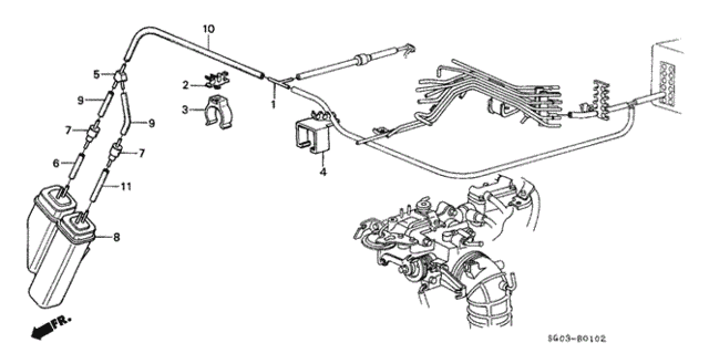 Vacuum Tank for 1990 Acura Legend #0