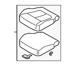 6911D600HA - : Cushion Assembly for Mitsubishi: Eclipse Cross Image