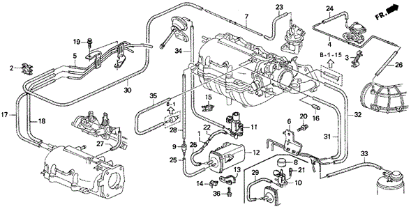 Install Pipe - Tubing (2) for 1993 Honda Prelude #0