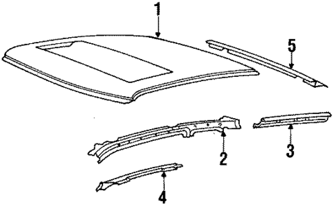 Roof for 1986 Honda Prelude #0
