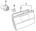 63218355897 - Electrical: Tail Lamp Assembly for BMW: 525i, 525iT, 530i Image