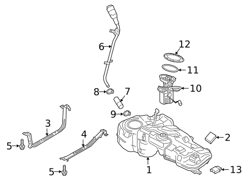 Fuel System Components for 2019 Volvo XC40 #0
