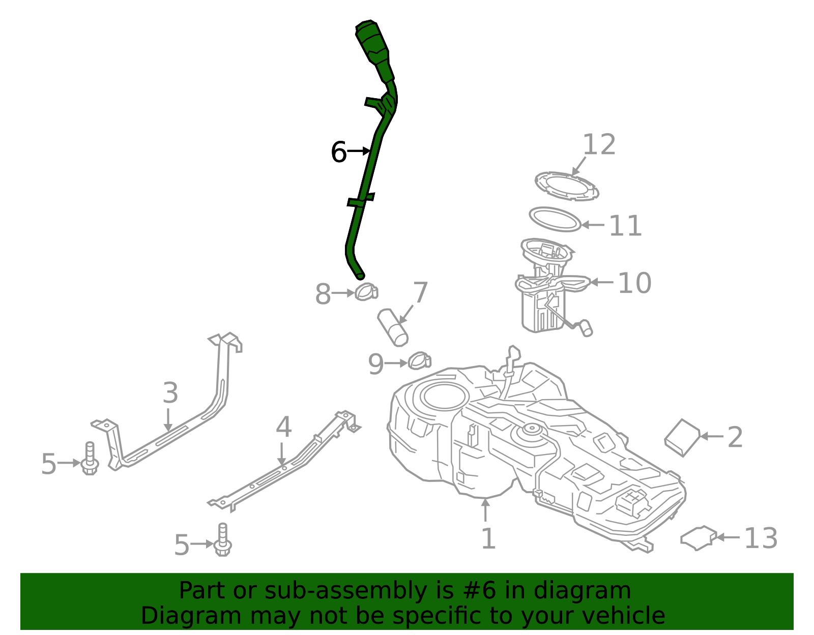 2019-2025 Volvo Filler Pipe 32312501 | TascaParts.com