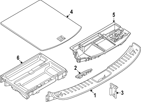Interior Trim - Rear Body for 2025 Mazda CX-70 #0