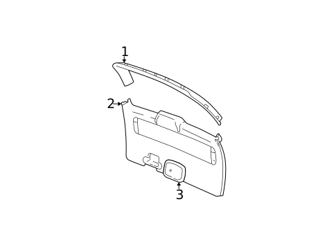 Interior Trim for 2005 Dodge Caravan #0