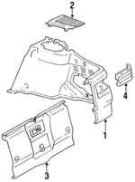 647302007002 - Body: Luggage Compartment for Toyota: Celica Image