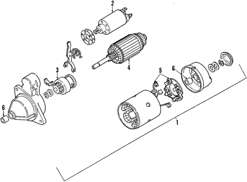 Starter for 1984 Isuzu I-Mark #0