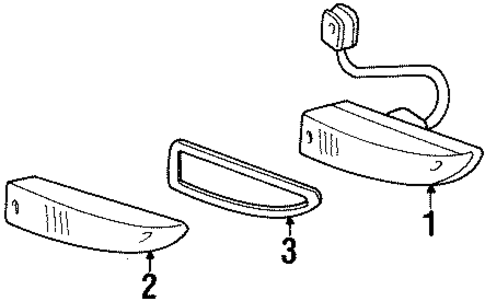 Park Lamps for 1989 Mercedes-Benz 560SL #0