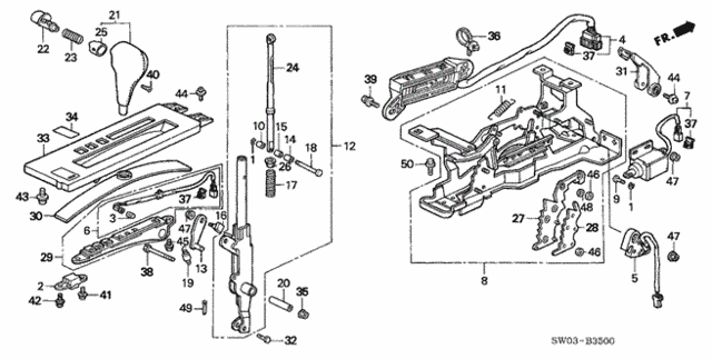Select Lever for 2004 Acura NSX #0