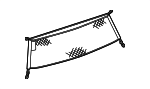 10444800 - Body: Cargo Net for Buick: Terraza | Chevrolet: Uplander, Venture | Oldsmobile: Silhouette | Pontiac: Montana, Trans Sport Image