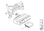 65128364931 - Audio, Navigation, Electronic Systems: Cd-Magazine BMW 6 Cd Changer Ai for BMW Image