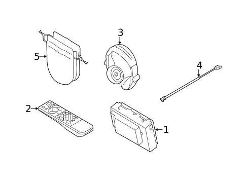 Entertainment System Components for 2015 INFINITI QX80 #0