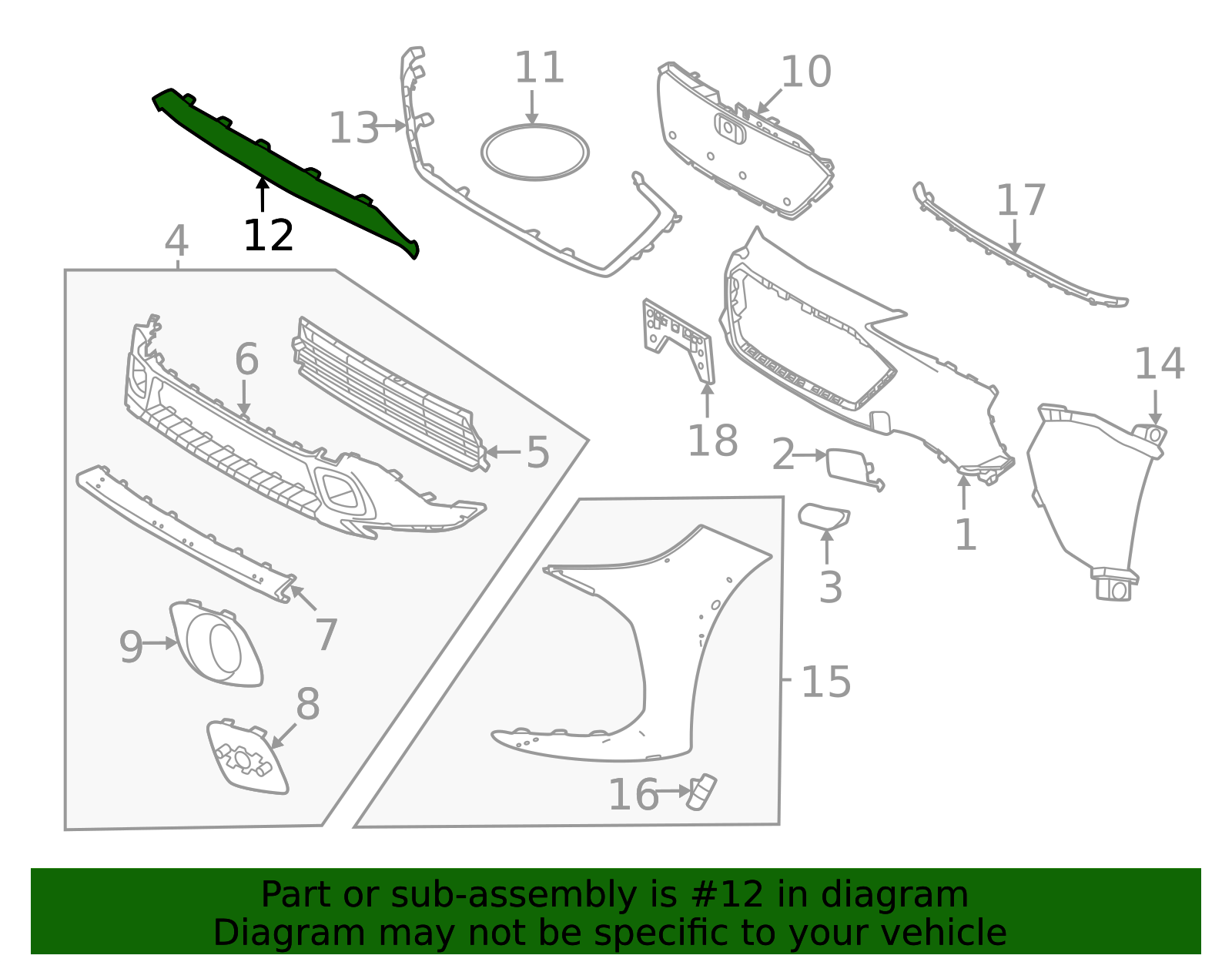 2023-2024 Subaru Solterra Upper Molding 5314142080 | Subaru Online