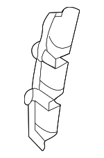 25810129 - Body: Water Deflector for Cadillac: STS Image