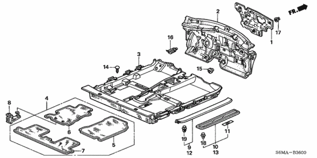 Floor Mat for 2006 Acura RSX #0