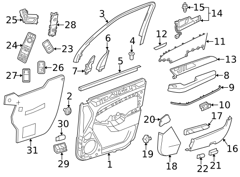 Power Seats for 2016 Mercedes-Benz GL63 AMG #0