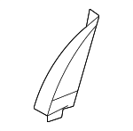 16672040007J07 - Body: Corner Cover for Mercedes-Benz Image