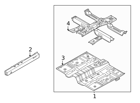 Floor for 2022 Hyundai Santa Fe #0