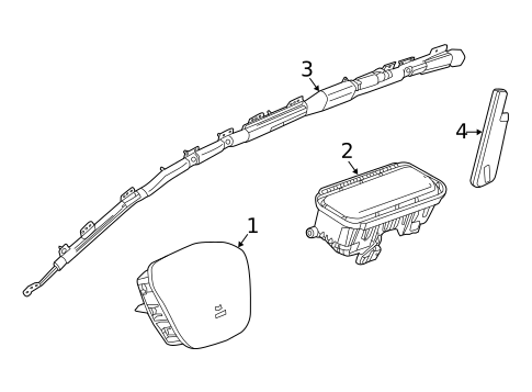 Air Bag Components for 2018 GMC Canyon #0