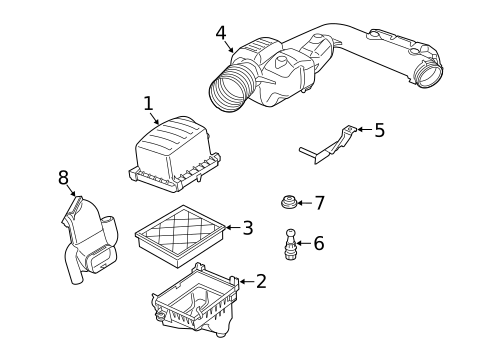 Air Inlet for 2012 Jeep Grand Cherokee #0