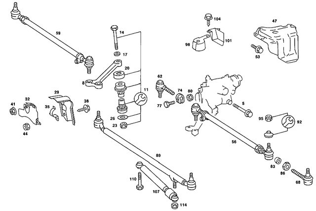 3386110 - : Ball Joint for Mercedes-Benz: 190, 190D, 190E Image