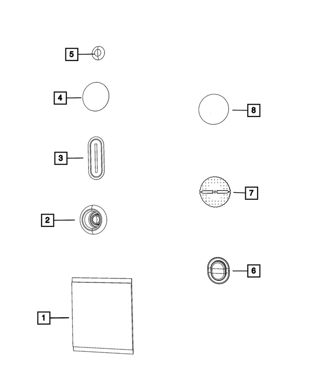 5160288AA - Body Sheet Metal Except Doors: Sealing Tape for Mopar Image