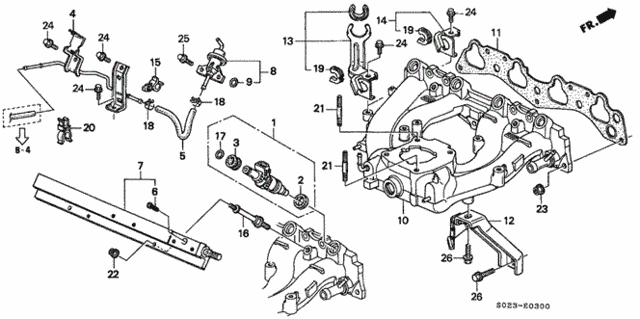 Intake Manifold (SOHC) for 1997 Honda Civic #0
