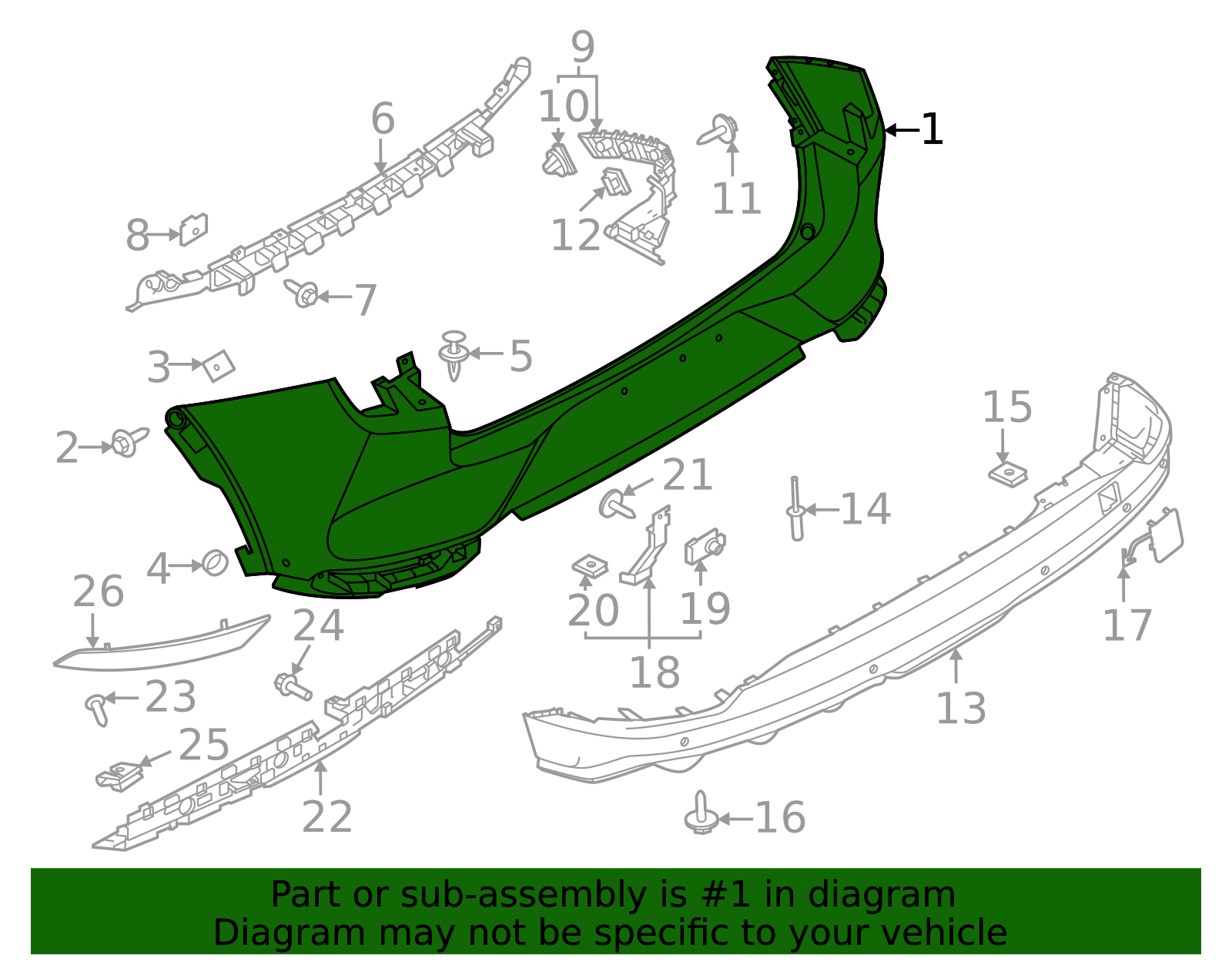 2021-2025 Ford Mustang Mach-E Lower Cover LJ8Z-17D957-GAPTM