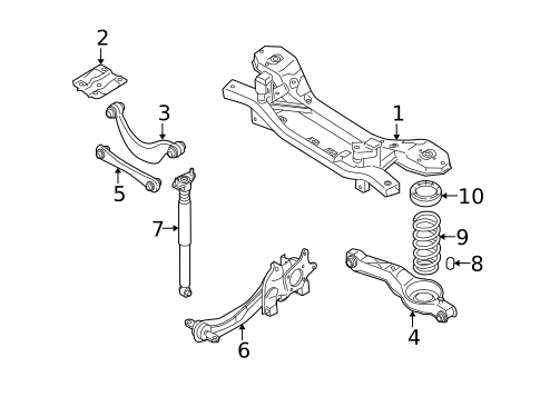 Rear Suspension for 2006 Mazda 5 #1