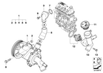 11512465011 - Engine: Rp Reman Coolant Pump Mechanical for Mini Image