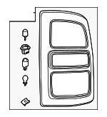 68707111AA - Electrical: Tail Lamp Assembly for Mopar Image