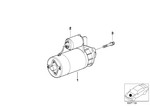 12412354693 - : Rp Remanufactured Starter Motor for BMW Image