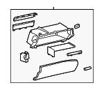 5555053093A2 - Body: Glove Box Assembly for Lexus: IS250, IS350 Image
