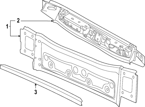 Rear Body for 2025 Porsche Taycan #1