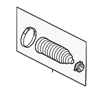 32106791561 - Steering: Boot Kit for BMW: 528i, 528i xDrive, 530i, 535d, 535i, 535i GT, 535i GT xDrive, 535i xDrive, 540i, 550i, 550i GT, 550i GT xDrive, 550i xDrive, 640i, 640i Gran Coupe, 640i xDrive, 640i xDrive Gran Coupe, 650i, 650i Gran Coupe, 650i xDrive, 650i xDrive Gran Coupe, 740i, 740Li, 750i, 750Li, 760Li, ActiveHybrid 5, ActiveHybrid 7, Alpina B7, Alpina B7L, M6, M6 Gran Coupe, X6 Image