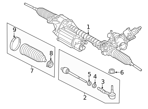 Steering Gear & Linkage for 2013 BMW 750Li #2