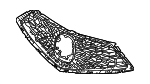 71121TYBA10 - Body: Grille for Acura Image