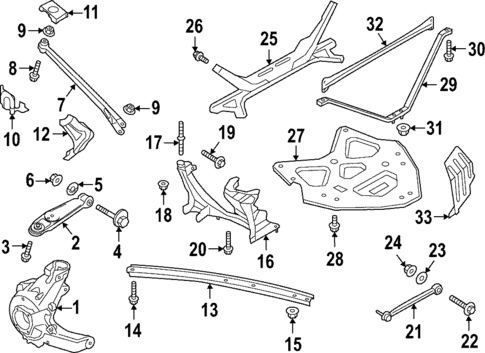 Rear Suspension for 2019 Porsche 718 Boxster #1