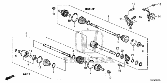 Driveshaft (-'19) for 2019 Honda Ridgeline #0