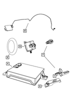 5026457AL - : Integrated Key Fob Transmitter Kit for Mopar Image