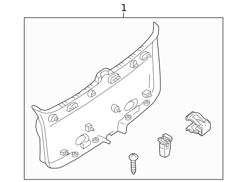 Interior Trim for 2007 Mercury Mariner #0