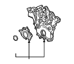 12655856 - Engine: Timing Cover for Buick: Enclave, LaCrosse | Chevrolet: Camaro, Equinox, Malibu, Traverse | GMC: Acadia | Pontiac: G6, Torrent | Saturn: Aura, Outlook, Vue Image