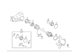 1703501110 - Rear Axle: Drive Shaft for Mercedes-Benz: SLK230 Image