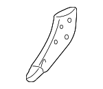 K53A56370 - Body: Tow Hook for Kia: Sedona Image