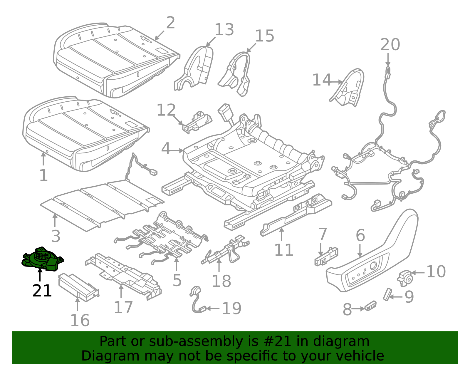 2025-2026 Nissan Murano Temperature Controlled Seat Blower Motor 87334 ...