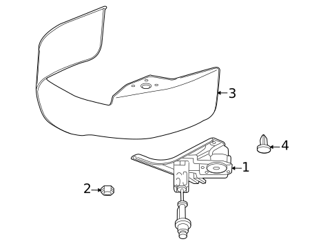 Spare Tire Carrier for 2007 Suzuki XL-7 #0