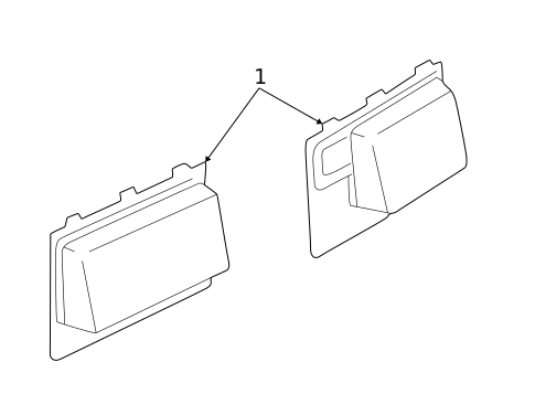 Interior Trim - Back Door for 2002 Lincoln Blackwood #0