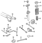 4782275AA - Suspension: Trailing Arm for Mopar Image