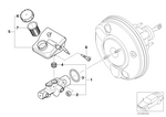 34336756233 - Brakes: Brake Master Cylinder for Mini Image