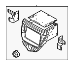 961703X161BLH - : Radio Control Unit for Hyundai Image